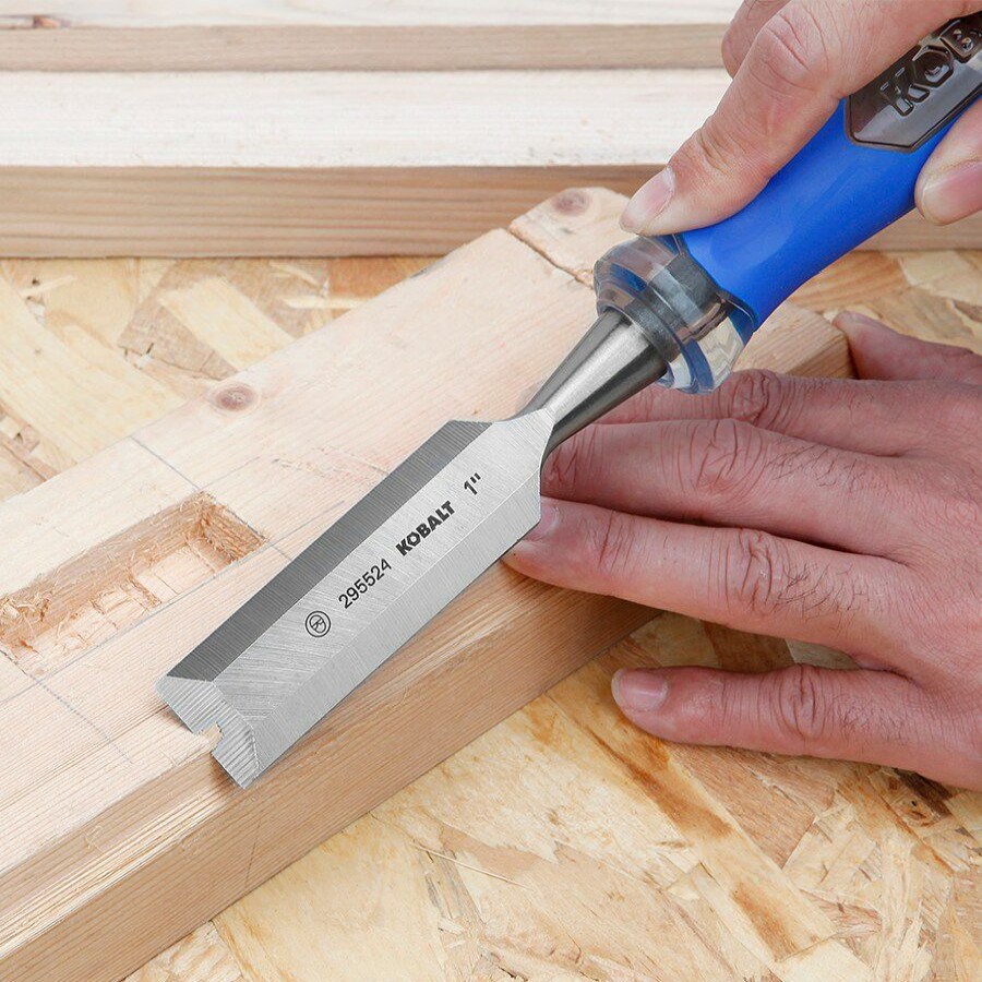 Kobalt 3-Pack Woodworking Chisels Set in the Chisel Sets department at